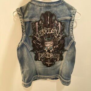 Harley Davidson Denim Vest